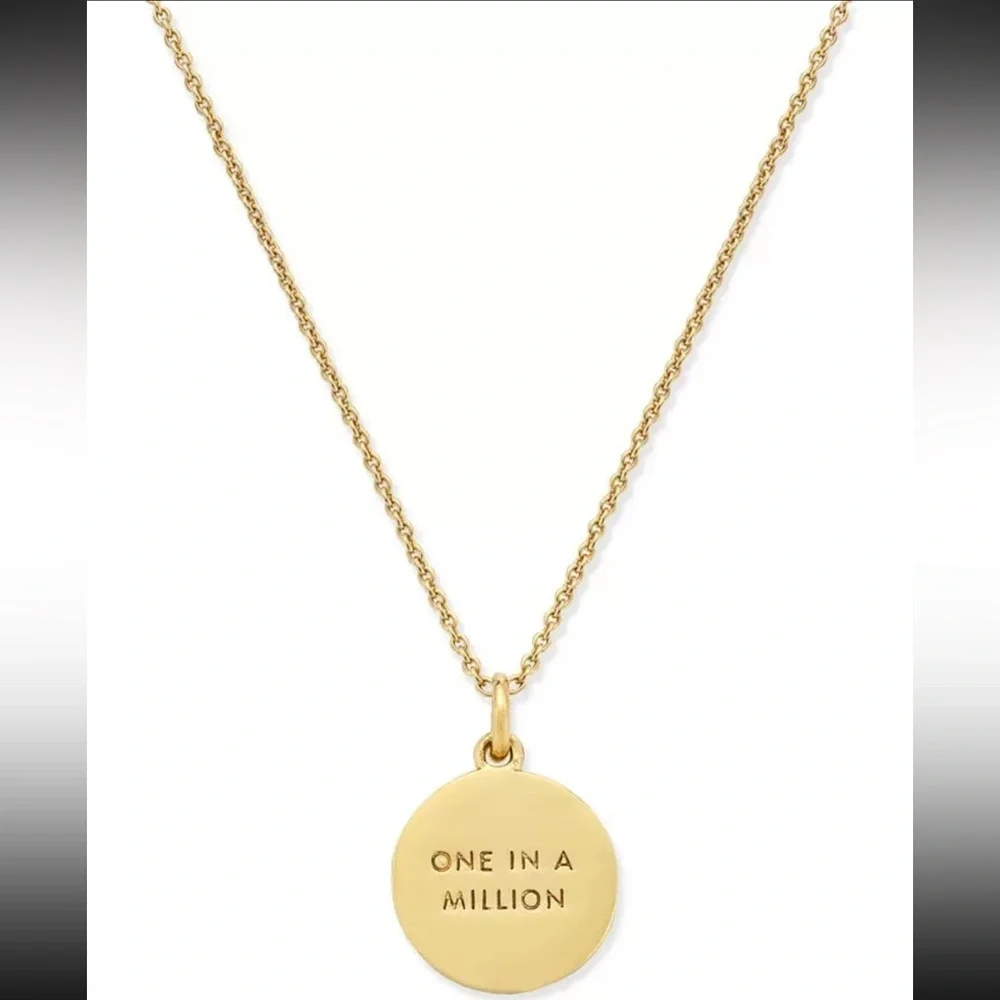 Kate Spade New York Initial Pendant Necklace H Gold